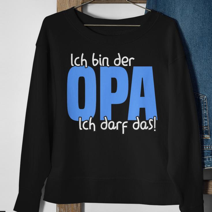 Ich Bin Der Opa, Kann Das Enkelkind Sweatshirt, Schwarz Für Großväter Geschenke für alte Frauen