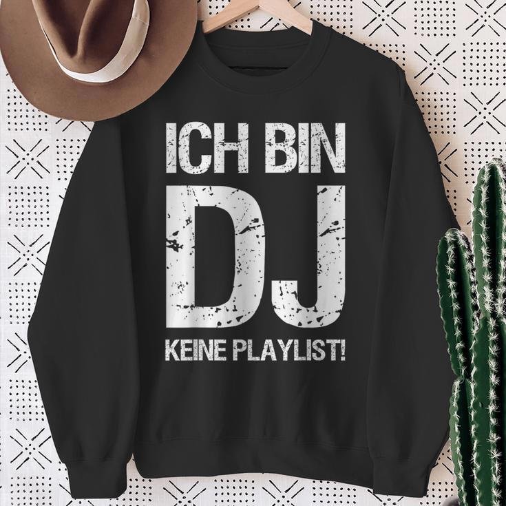 Ich Bin Dj Keine Playlist Sweatshirt Geschenke für alte Frauen