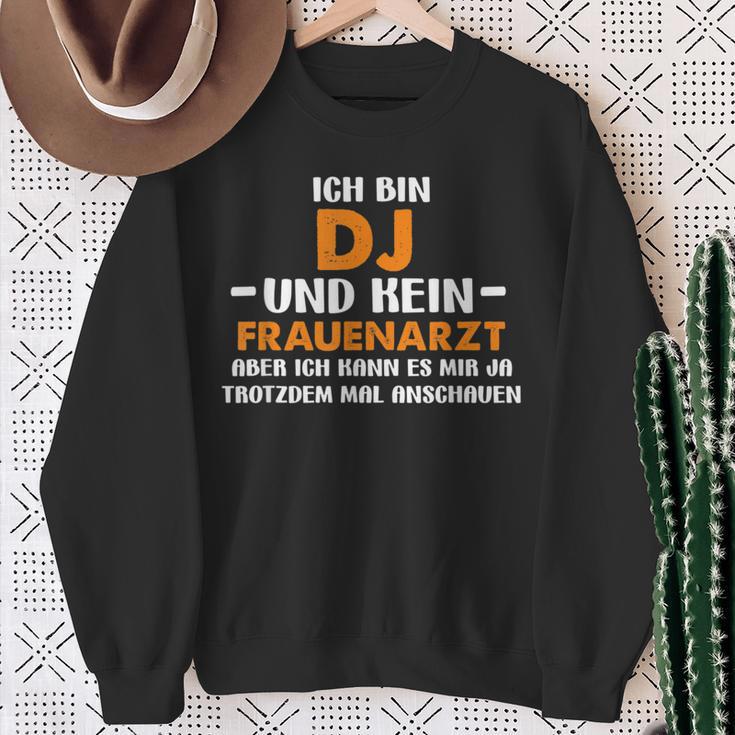 Ich Bin Dj Und Kein Frauenarzt Tontechniker Sweatshirt Geschenke für alte Frauen