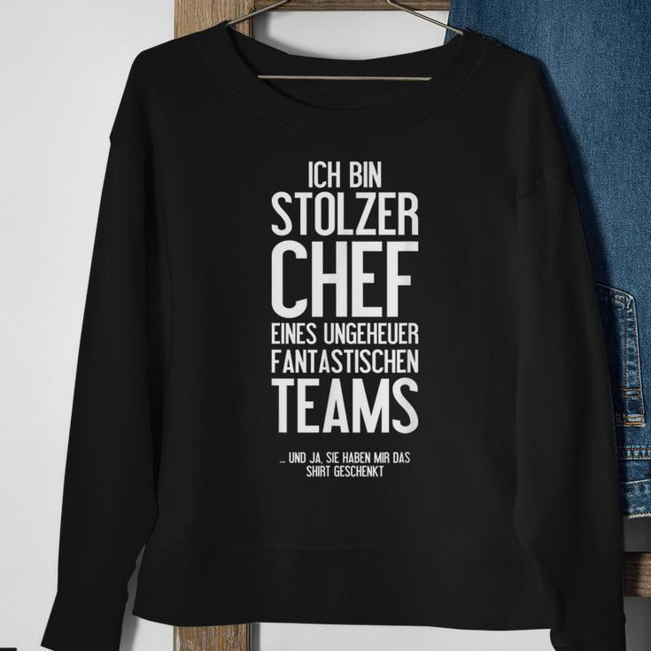 Ich Bin Stolzer Chef Eines Ungeheuer Fantastische Team Sweatshirt Geschenke für alte Frauen