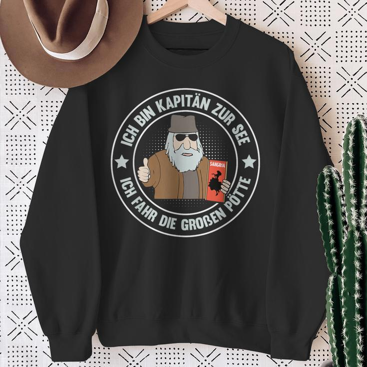 Ich Fahre Die Große Pötte Captain Zur See Harald Krull Meme S Sweatshirt Geschenke für alte Frauen