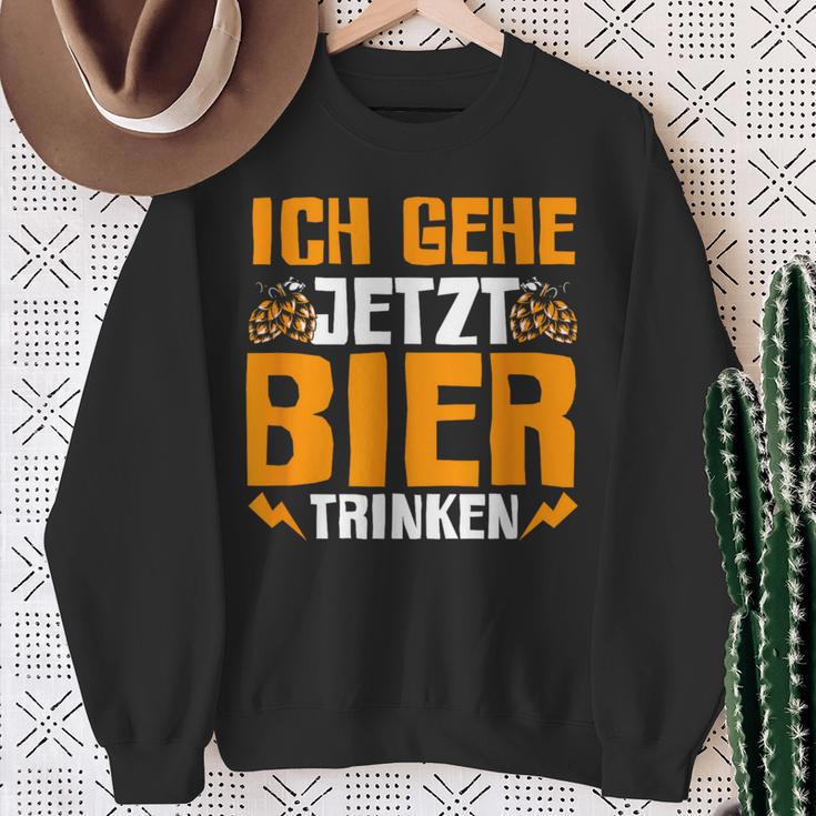 Ich Gehe Jetzt Bier Trink Sweatshirt Geschenke für alte Frauen