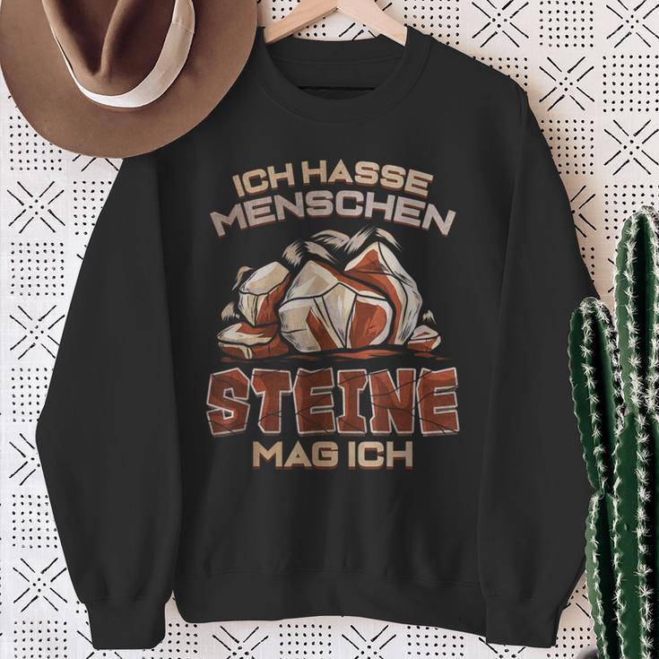 Ich Hasse Menschen Steinmag Ich Geologist Sweatshirt Geschenke für alte Frauen