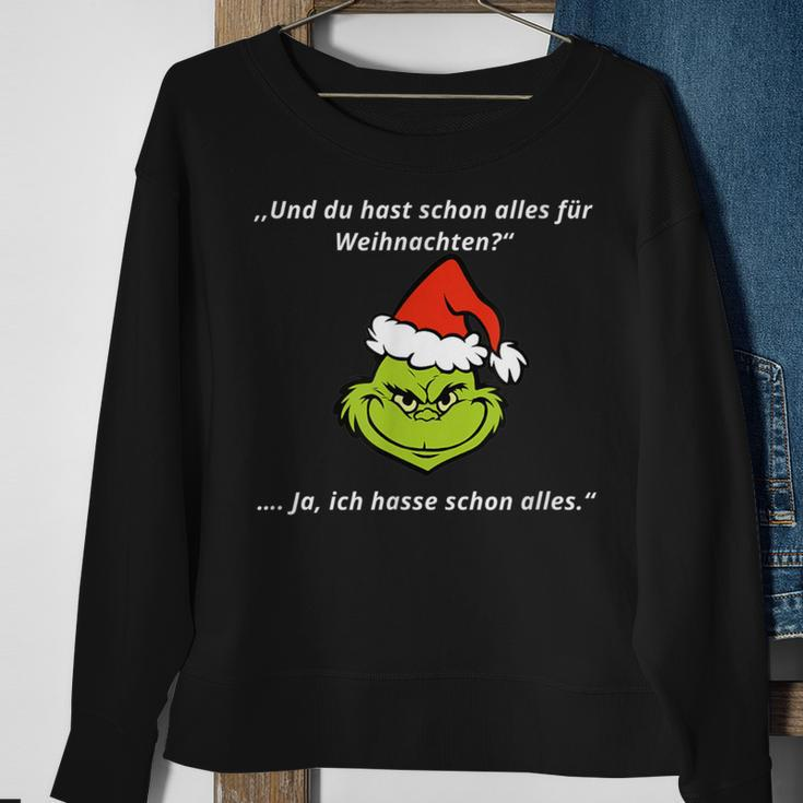 Ich Hasse Weihnachten Lustiger Spruch Black S Sweatshirt Geschenke für alte Frauen