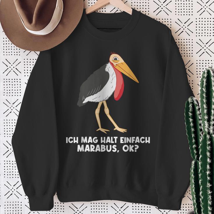 Ich Mag Halt Einfach Marabus Ich Sweatshirt Geschenke für alte Frauen