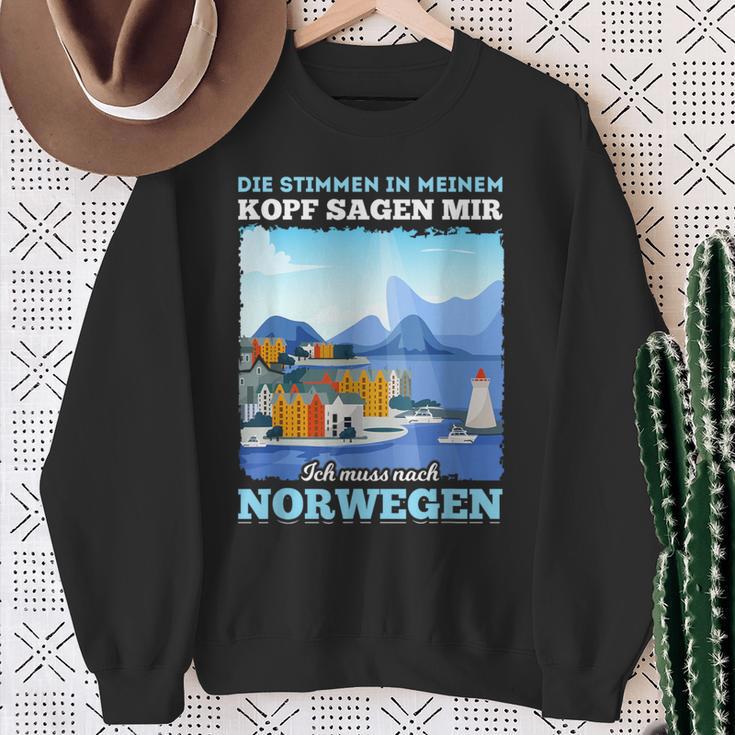 Ich Muss Nach Norwegian Sweatshirt Geschenke für alte Frauen