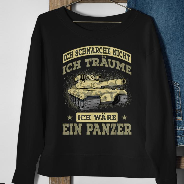 Ich Schnarche Nicht Panzer German Language Sweatshirt Geschenke für alte Frauen