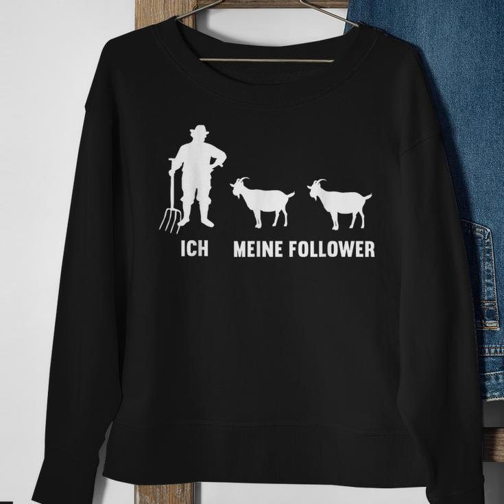 Ich und Meine Follower Ziege, Bauernhofmotiv Sweatshirt für Landwirte Geschenke für alte Frauen