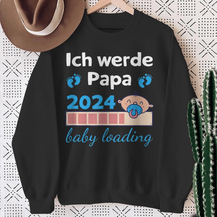 Ich Werde Papa 2024 Future Father Sweatshirt Geschenke für alte Frauen