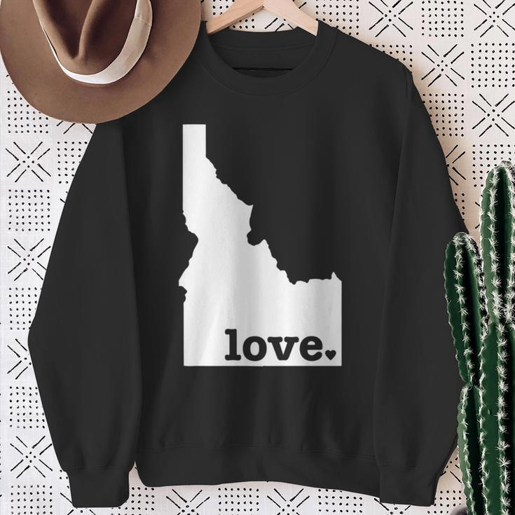 Idaho Love Hometown State Pride Sweatshirt Gifts for Old Women