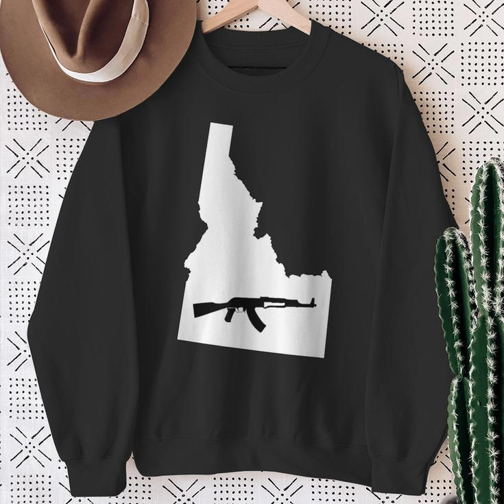 Idaho Pride Gun Rights 2Nd Amendment Sweatshirt Gifts for Old Women