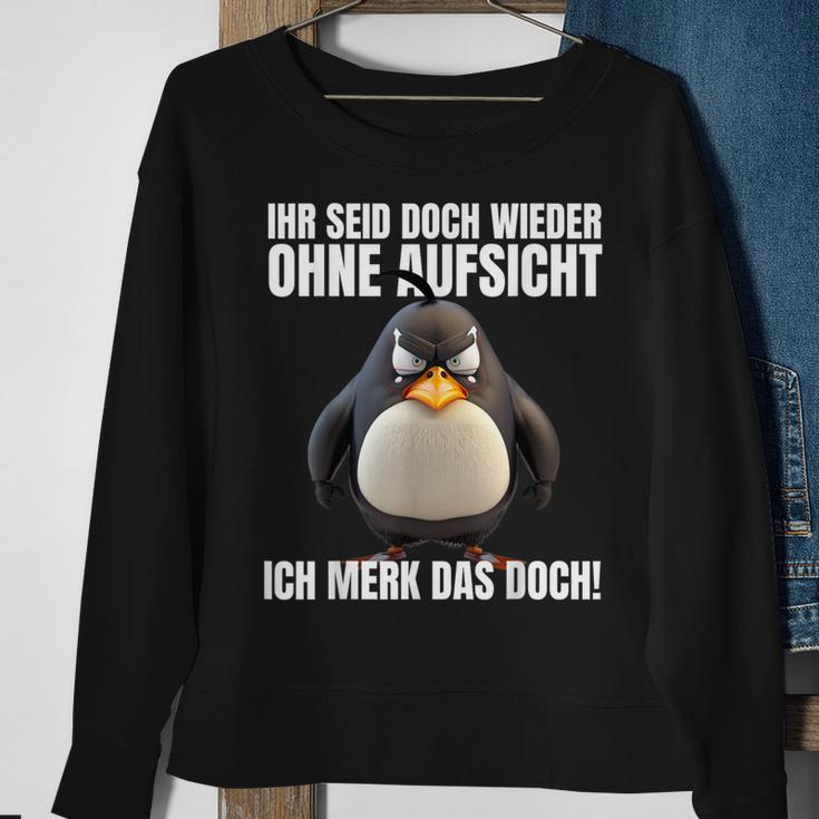 Ihr Seid Doch Wieder Ohne Supersicht Sweatshirt, Schwarzes Lustiges Tee Geschenke für alte Frauen