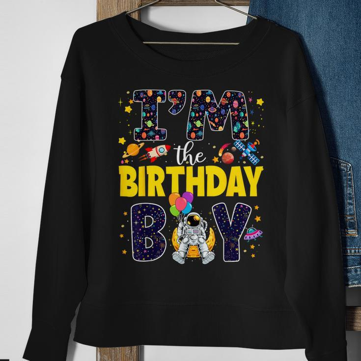 I'm The Birthday Boy 2Nd Outer Space Family Matching Outfit Sweatshirt Gifts for Old Women