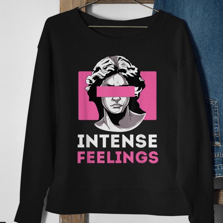 Intense Feeling Aesthetic Streetwear Roman Statue Sweatshirt Gifts for Old Women