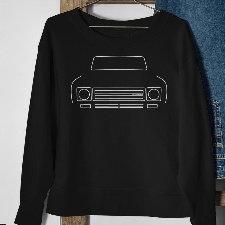 International Harvester Scout Ii Vintage 4X4 Outline White Sweatshirt Gifts for Old Women