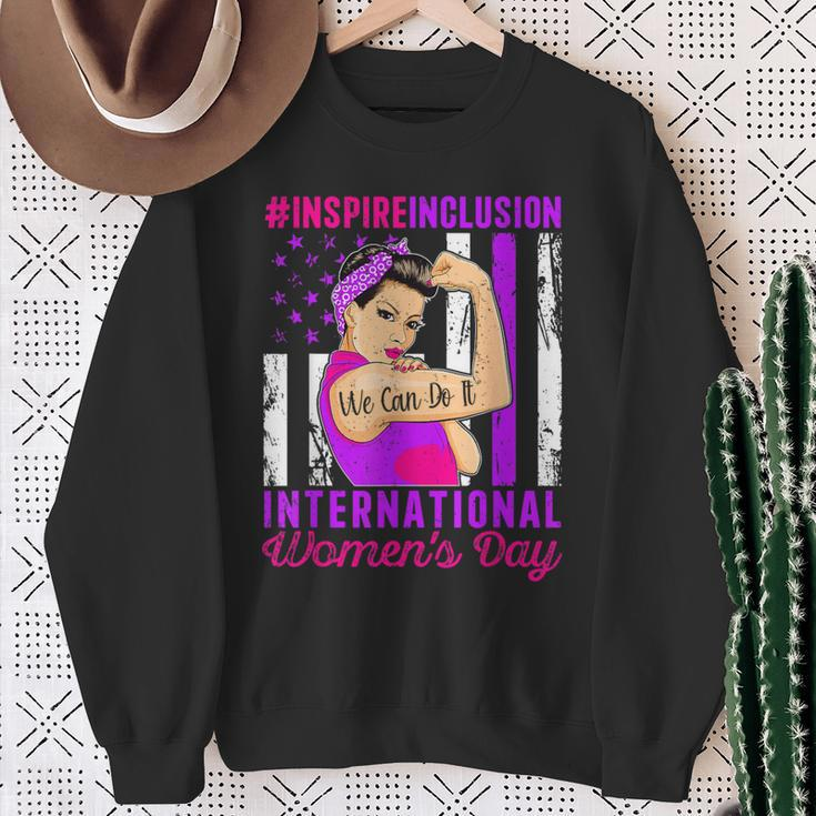 International Women's Day 2024 Inspire Inclusion 8 March Sweatshirt Gifts for Old Women