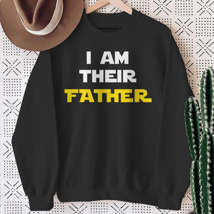 I Am Their Father Proud Dad Day For Movie Fan Sweatshirt Gifts for Old Women