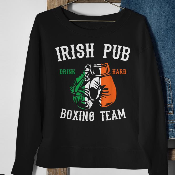 Irish Pub Boxing Team Sweatshirt Gifts for Old Women