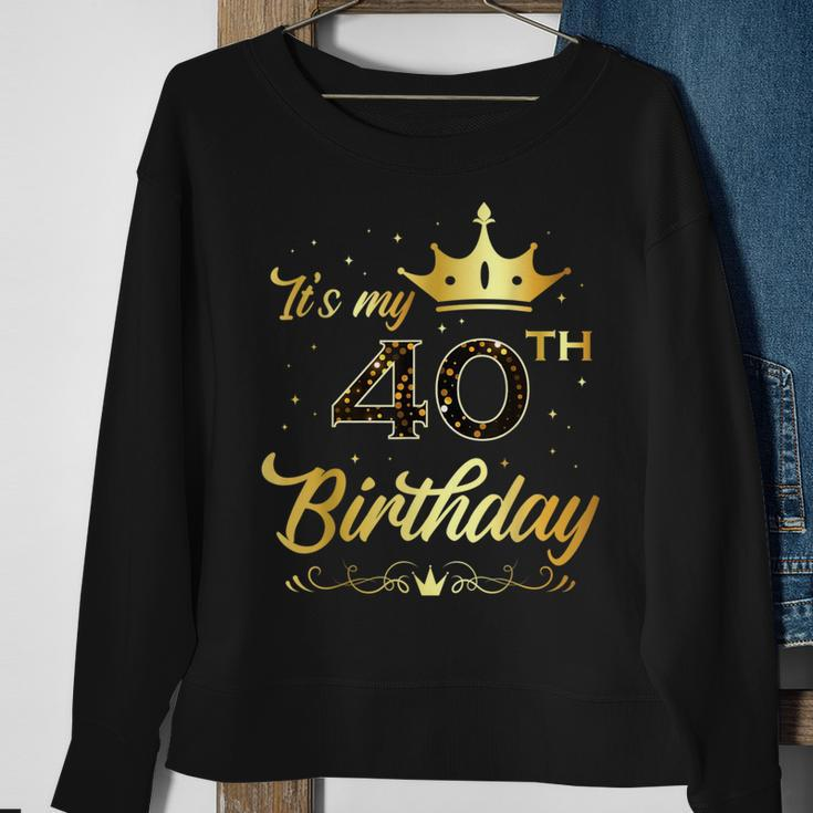 It's My 40 Year Old Birthday Party 40Th B-Day Matching Sweatshirt Gifts for Old Women