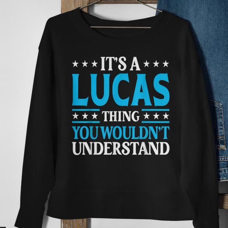 It's A Lucas Thing Surname Team Family Last Name Lucas Sweatshirt Gifts for Old Women