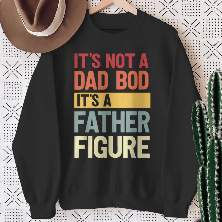 It's Not A Dad Bod It's A Father Figure Fathers Day Retro Sweatshirt Gifts for Old Women