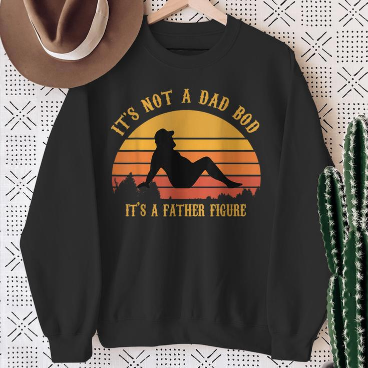 It's Not A Dad Bod It's A Father Figure Vintage Fathers Day Sweatshirt Gifts for Old Women
