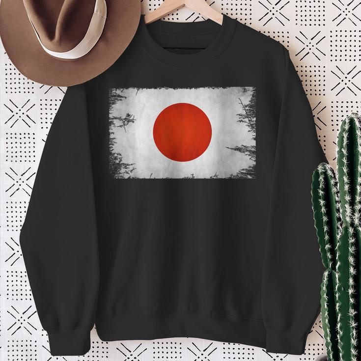 Japan Flag Japanese Pride Asian-American Sweatshirt Gifts for Old Women