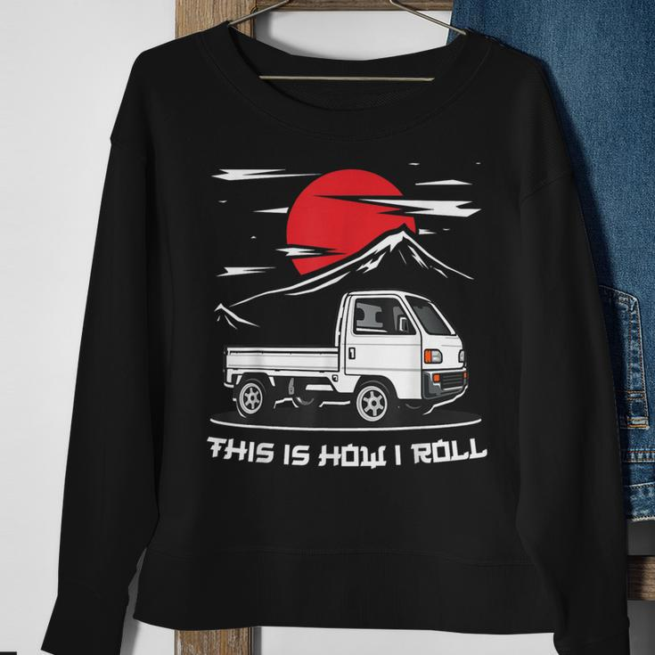 Japan Mini Truck Kei Car Cab Over Compact 4Wd Off Road Truck Sweatshirt Gifts for Old Women
