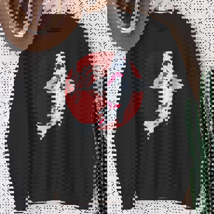 Japanese Culture Koi Fish Taisho Sanke Nishikigoi Koi Carp Sweatshirt Gifts for Old Women