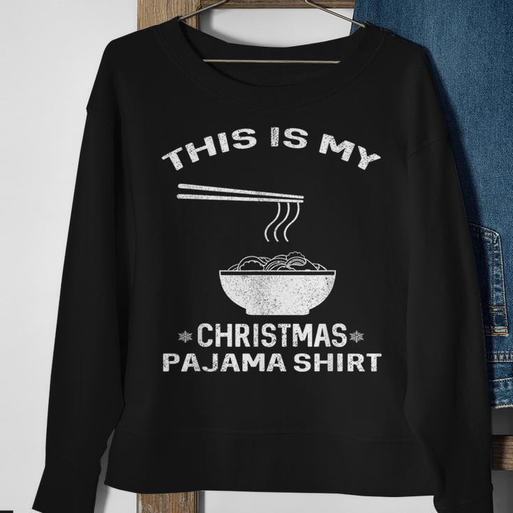 Japanese Ramen Christmas Pajama- Noodles Xmas Sweatshirt Gifts for Old Women