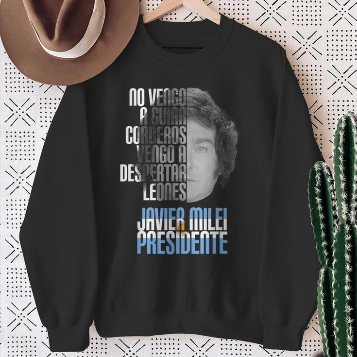 Javier Milei Presite Argentina 2023 Sweatshirt Geschenke für alte Frauen