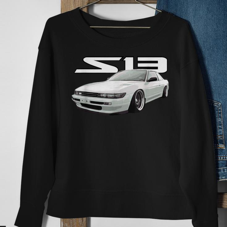 Jdm Car S13 240 180 Drift Coupé Super White Sweatshirt Gifts for Old Women