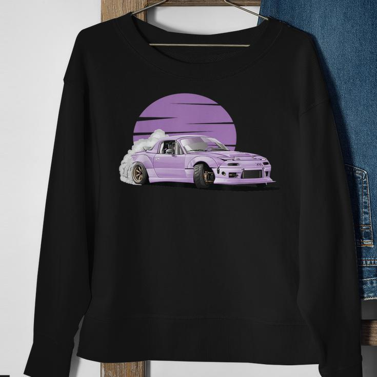 Jdm Mx5 Na Drift Style Black Sweatshirt Geschenke für alte Frauen