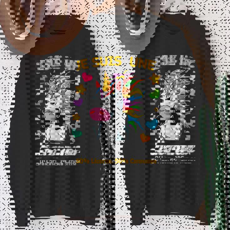 Je Suis Une Licornasse 50 Licorne 50 Connasse Humour Drôle Sweater e Cadeaux pour les femmes âgées