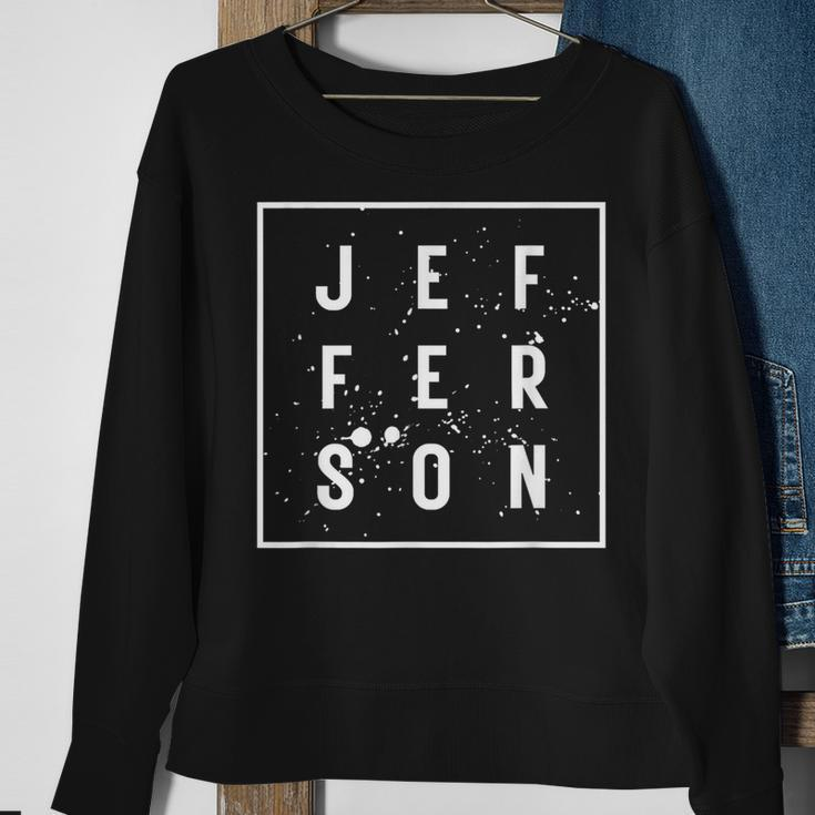 Jefferson Last Name Jefferson Wedding Day Family Reunion Sweatshirt Gifts for Old Women