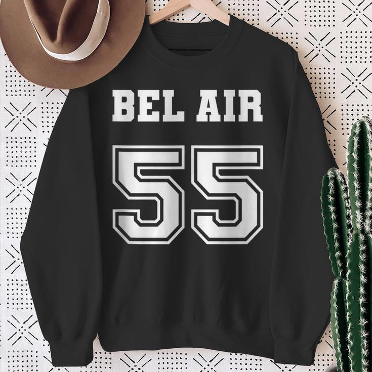 Jersey Style Bel Air 55 1955 California Vintage Muscle Car Sweatshirt Gifts for Old Women