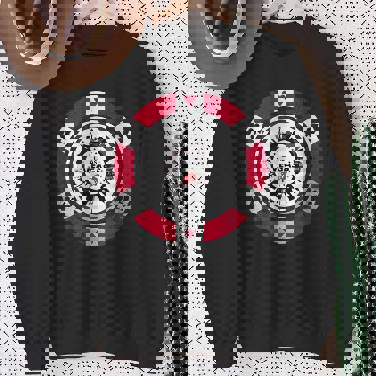 Jeton De Poker Lasegas Sweater e Cadeaux pour les femmes âgées