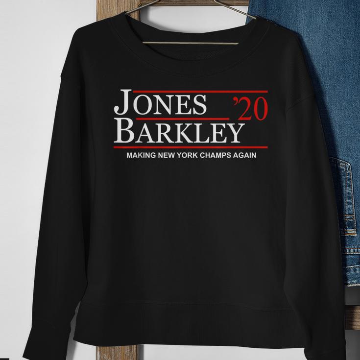 Jones-Barkley 2020 Make New York Champs Again Sweatshirt Gifts for Old Women