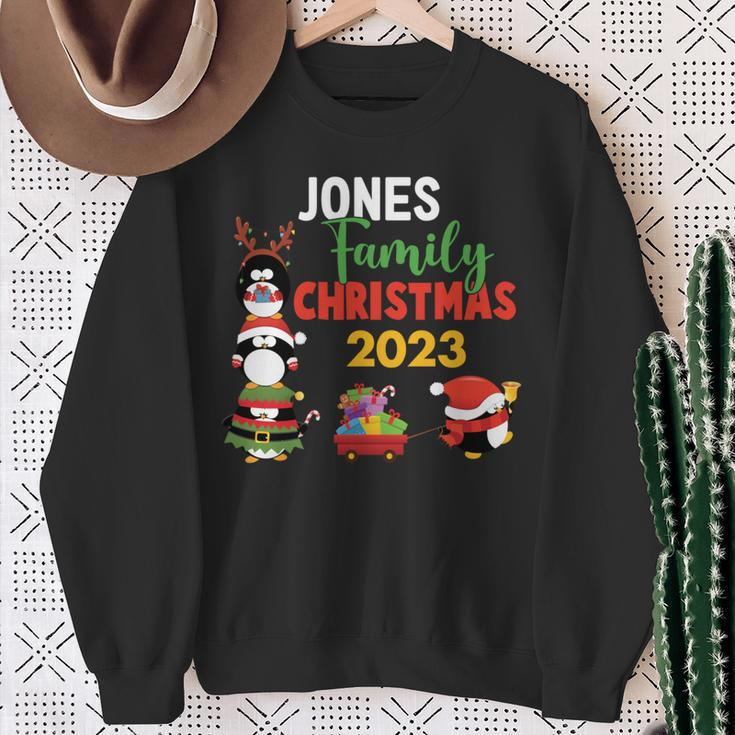 Jones Family Name Jones Family Christmas Sweatshirt Gifts for Old Women
