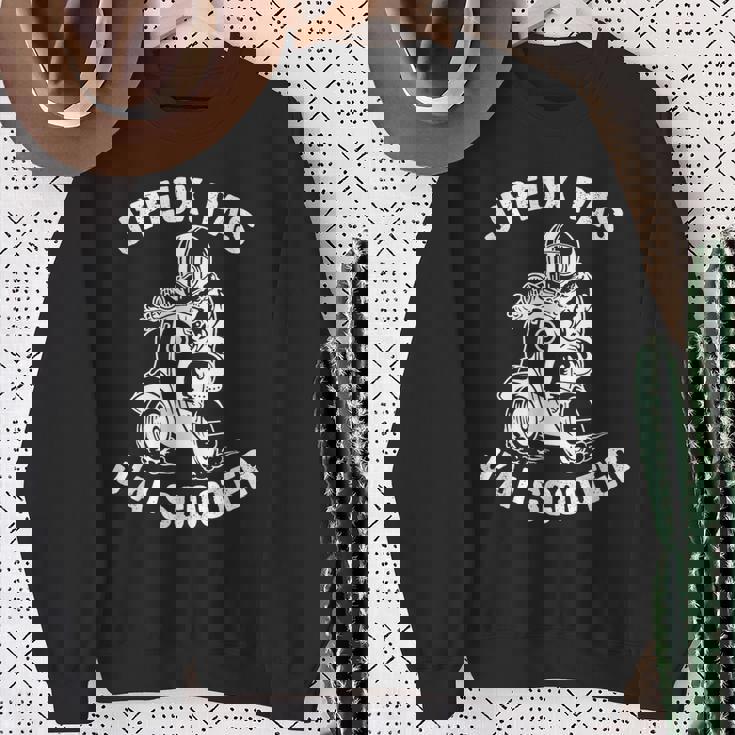 J'peux Pas J'ai Scooter Humour Cadeau Moto Motards Sweater e Cadeaux pour les femmes âgées