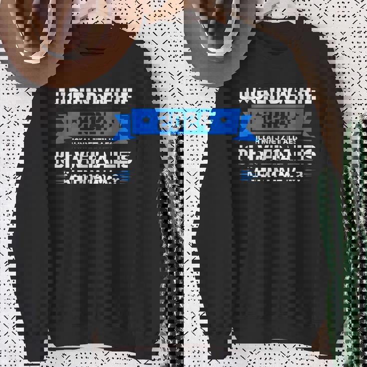 Jugendweihe 2024 Ich Kann Jetzt Alles Jugendweihe 2024 Sweatshirt Geschenke für alte Frauen