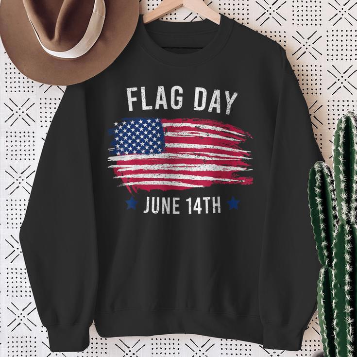 June 14Th Flag Day Sweatshirt Gifts for Old Women