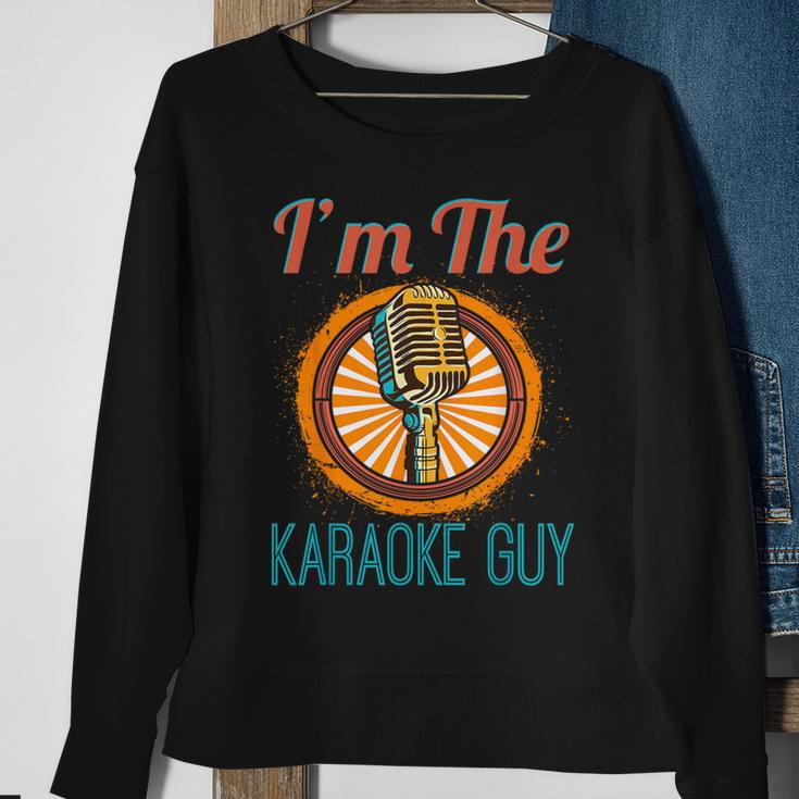 Karaoke Singer I'm The Karaoke Guy Sweatshirt Gifts for Old Women