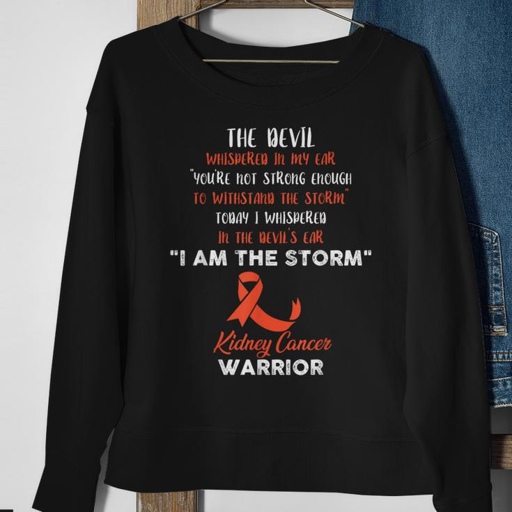 Kidney Cancer Fight Cancer Ribbon Sweatshirt Gifts for Old Women