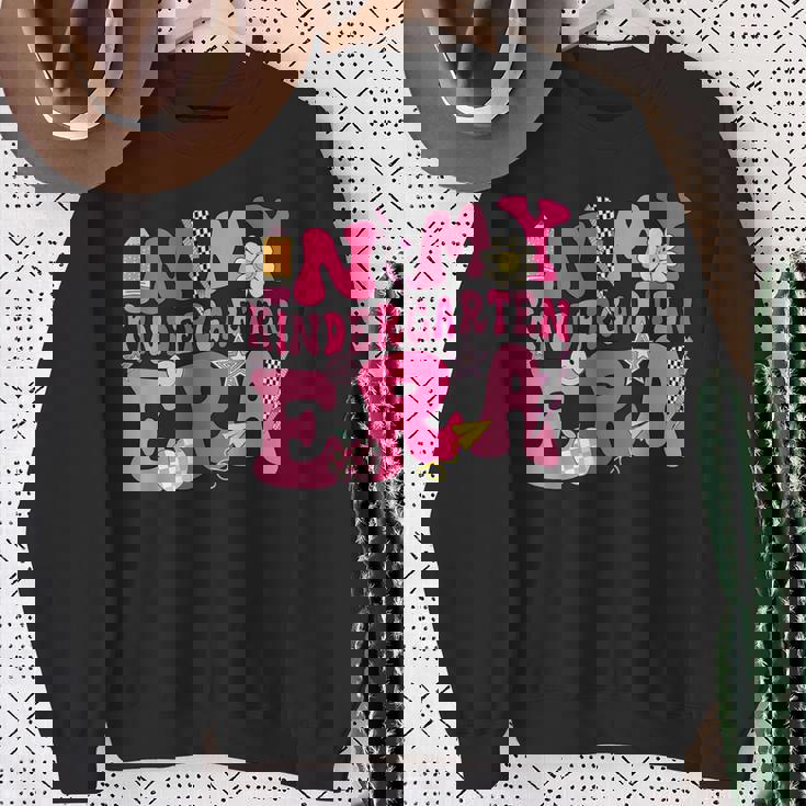 In My Kindergarten Era Back To School Kindergarten Retro Sweatshirt Gifts for Old Women