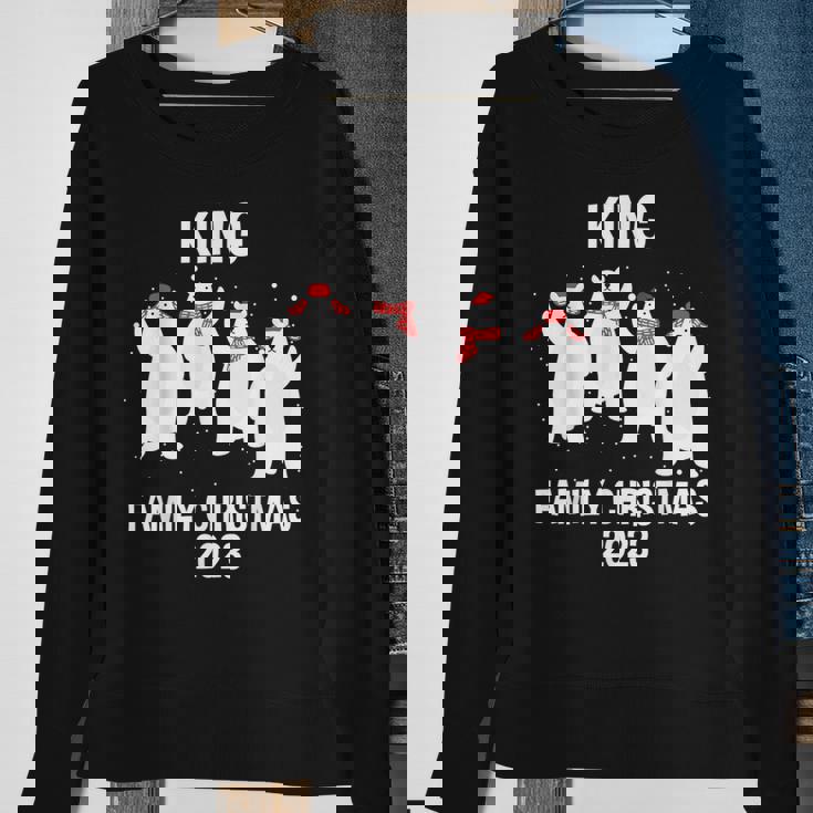 King Family Name King Family Christmas Sweatshirt Gifts for Old Women