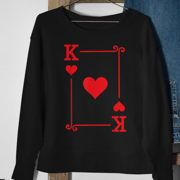 King Hearts Card Costume Playing Cards King Hearts Sweatshirt Gifts for Old Women