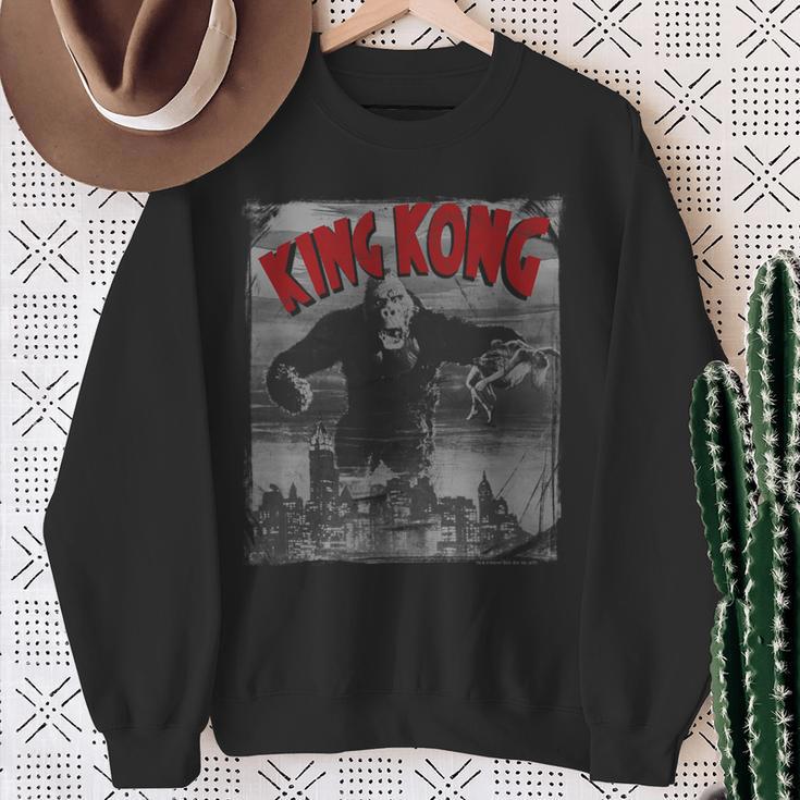 King Kong City Poster Sweatshirt Geschenke für alte Frauen