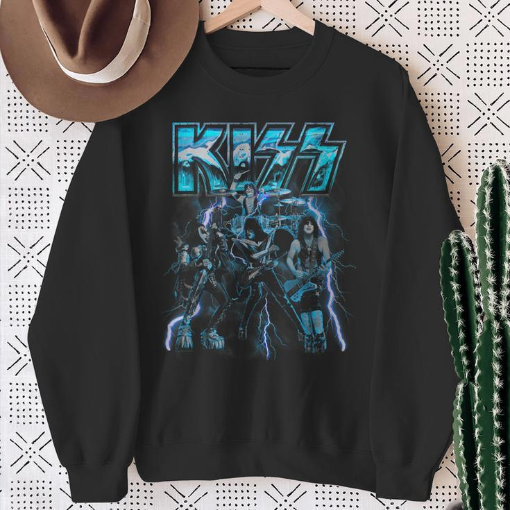 Kiss Blue Blitz Sweatshirt Geschenke für alte Frauen