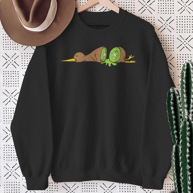 Kiwi Bird Cut Like A Kiwi Fruit Sweatshirt Geschenke für alte Frauen